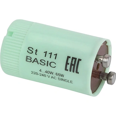 Стартер для люминесц. ламп Osram ST 111 4-65W 230V 25 шт./уп.