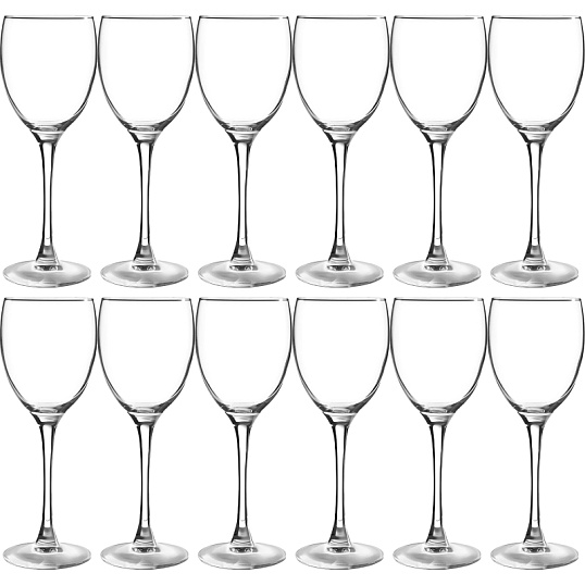 Набор бокалов для вина 350 мл. d=80 мм. h=200 мм. Эталон, 12шт/уп, 49167