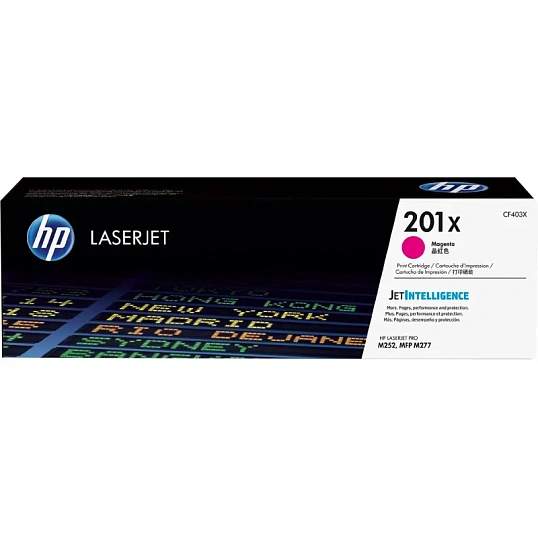 Картридж лазерный HP 201X CF403X пурп. для CLJ Pro M252/M277