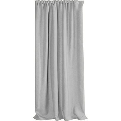 Штора Волшебная Ночь, Рогожка 165х270 см Пепельно-серый 797947