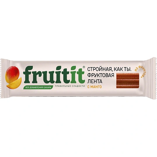 Пастила  FRUIT IT фруктовая лента с манго 3+, 25гх26шт/уп