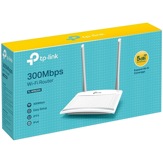 Маршрутизатор TP-Link TL-WR820N бел/сер