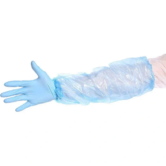 Нарукавник одноразовый HACCPER Polytex синий 12мкм 2000шт/уп (400222-01)
