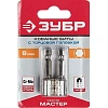 Бита с торцевой головкой ЗУБР магнит. 1/4'',Cr-V, 8х45мм, 2шт.(26392-08-02)