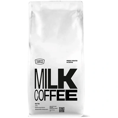 Кофе в зернах Tasty Coffee Натти, 100% арабика, темная обжарка, 1кг