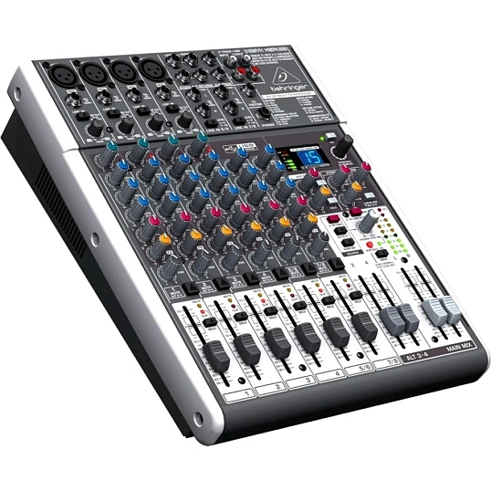 Микшерный пульт Behringer 1204USB, 4 моновхода, 2 стерео, 2 AUX-шины, USB