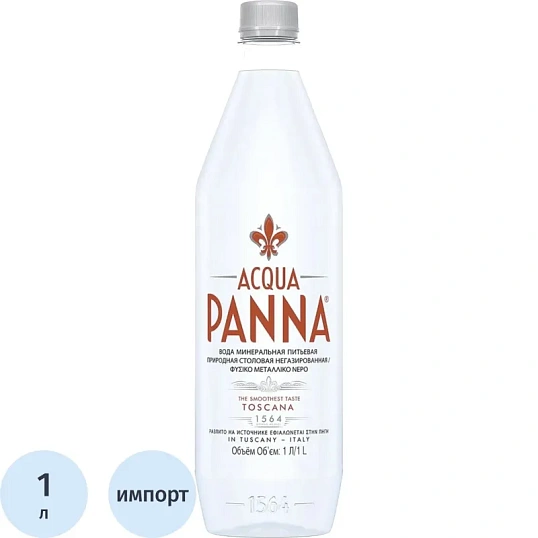 Вода минеральная Acqua panna ПЭТ 1 л