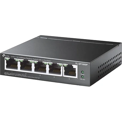 Коммутатор TP-Link /TL-SF1005P/ 5x100Mb 4PoE 58W неуправляемый