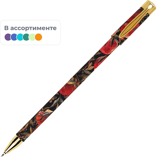 Ручка шариковая неавтомат. BV FLORA. PARADISE,синяя, 0.38мм,син, 20-0215/77
