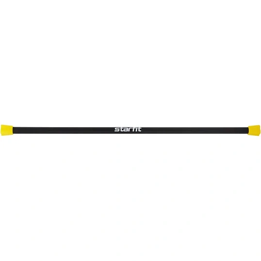 Бодибар STARFIT BB-301 2 кг, неопреновый, черный/желтый,УТ-00019807
