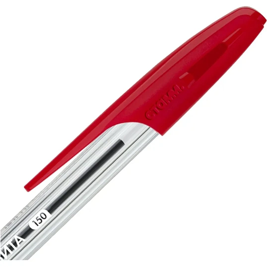 Ручка шариковая неавтомат. СТАММ Орбита 150 красная 0,7/0,5 с манж РШ-31671