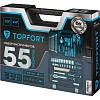 Набор инструмента TOPFORT 56 предметов 1/4 и 1/2