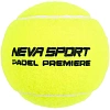 Мяч для падела NS Padel Premier, уп.3 шт., сукно, нат.резина,желтый, 502101