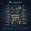 Набор инструмента TOPFORT 56 предметов 1/4 и 1/2
