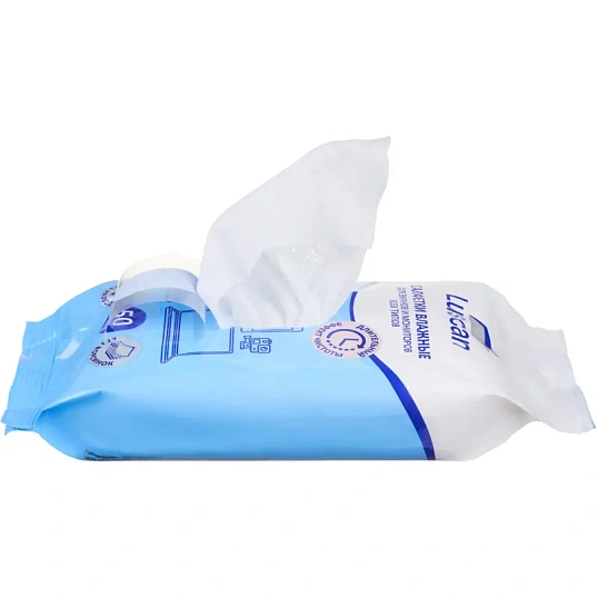 Салфетки д/экранов Luscan, пакет, 50 шт, XXL, 150х180