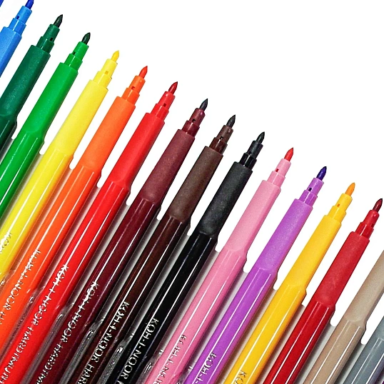 Фломастеры ZOO 1002 18цв/наб смываемые вентилир. ПВХ с подв 771002AH04TERU