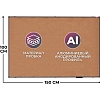 Доска пробковая 100х150 Attache BlackFrame черная рама
