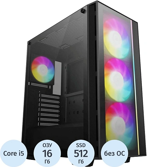 Системный блок Bigtech 5NG(229784)i5 12400F/H610/16/SSD512/RTX 5050 8Gb/NOS