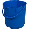 Ведро FBK 15л синее, армир. пластик противоударный, круглое, 80101-2