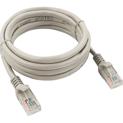 Патч-корд UTP Cablexpert PP6U-2M кат.6, 2м, серый