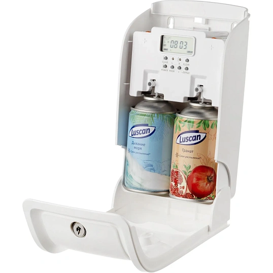 Освежитель воздуха автоматический (диспенсер) LuscanProfEtalon белый 151082