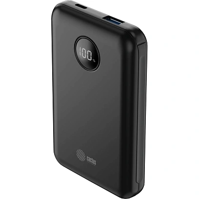 Внешний аккумулятор Cactus CS-PBFSOA-10000 mAh 22.5W 4.5A USB-A/USB-C черн