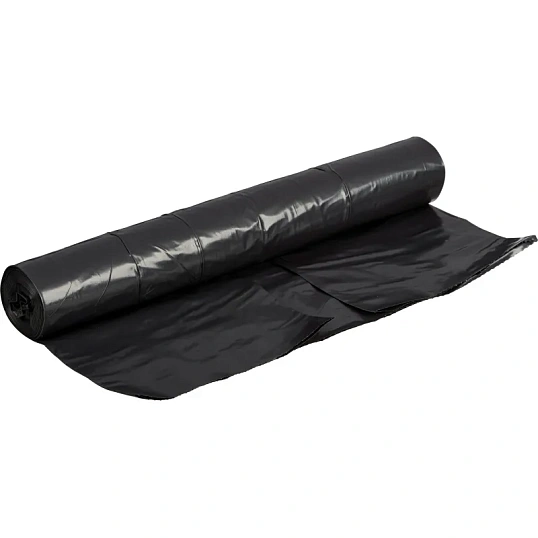 Мешки для мусора ПВД 160л 80мкм 10шт/рул черные 90x110см