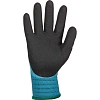 Перчатки трикотажные утепл. с дв.латекс. JetaSafety JLW-601-L голубые р.L