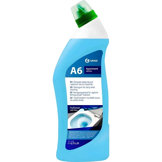 Профхим сантех кисл гель д/глуб очистки Grass/Apartment Series A6, 0,75л