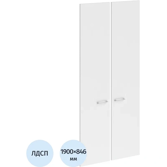 Двери SL_ XTEN дер.высокие XHD42-2,белый