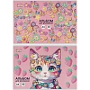 Альбом для рисования Комус Класс Kitty Stikers, А4, 40 лист, скрепка, в асс