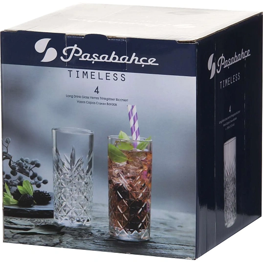 Набор стаканов Таймлесс 295 мл 4 шт