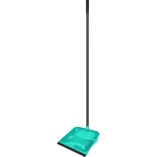 Совок с высокой ручкой и кромкой Disco аквамарин, SV3865_1_крАКВ