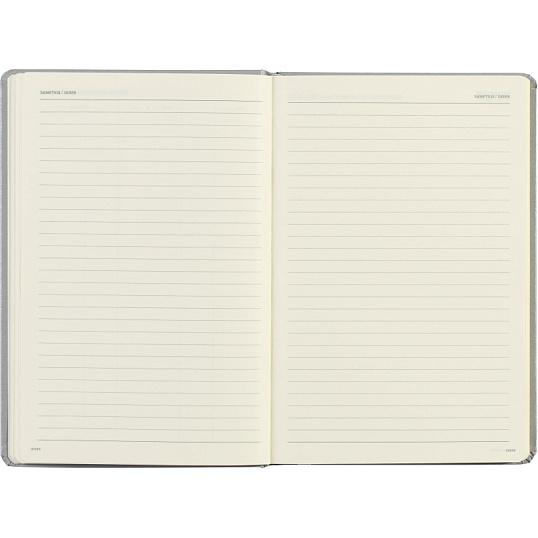 Ежедневник недатированный серебр, MEGAPOLIS А5, 142х214мм,320стр.3-281/07