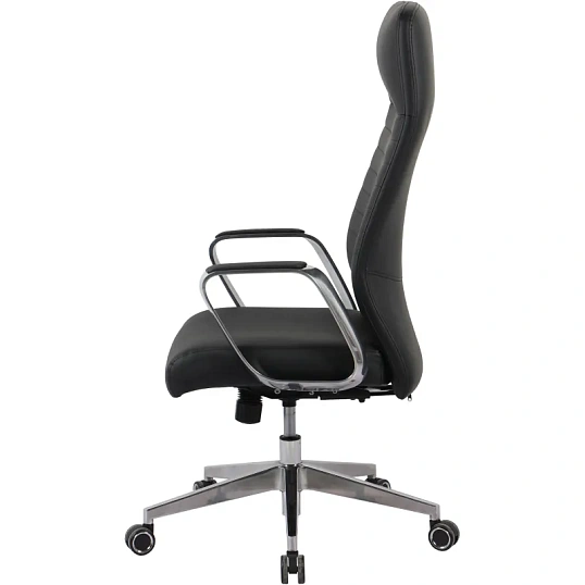 Кресло BN_Hg_EChair-505 TL нат. кожа черный алюминий