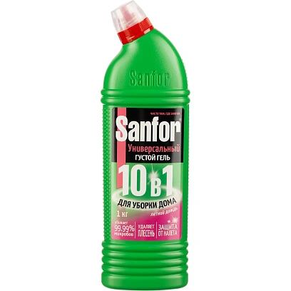 Универсальное чистящее средство SANFOR летний дождь, 1000гр