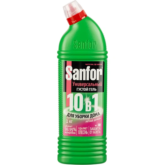 Универсальное чистящее средство SANFOR летний дождь, 1000гр