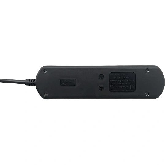 Удлинитель Power Cube 3р/5м без выкл 16А черн (PC-6B-5M)