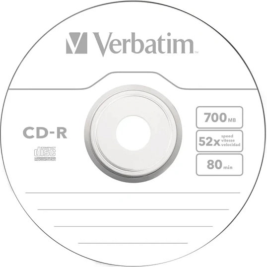 Носители информации Verbatim CD-R 700Mb 52x DL Extra Protect 50шт/уп 43787