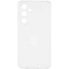 Чехол накладка PERO силикон для Samsung S24 FE прозрачный усиленный