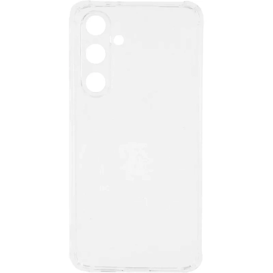 Чехол накладка PERO силикон для Samsung S24 FE прозрачный усиленный