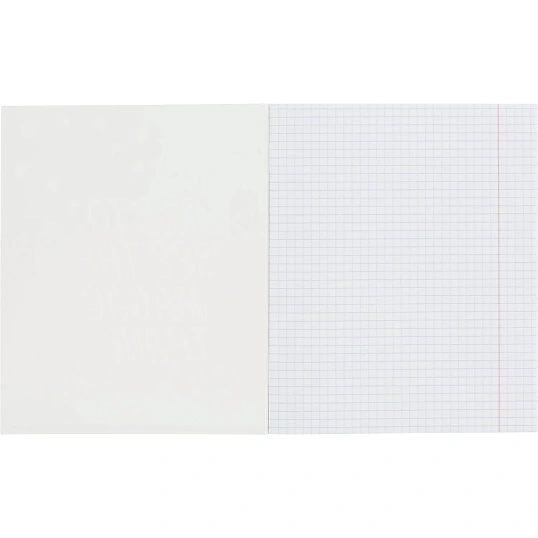 Тетрадь общая А5 48л Magic stars фиол.,клет,скреп, ВД-лак