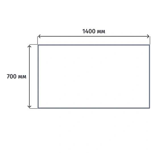Стол письменный SH_Стратегия E49 (51841) 1400х700 серый