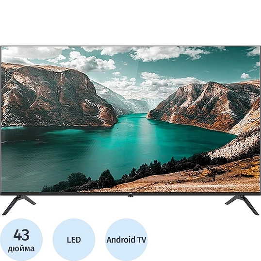 Телевизор BQ 43FS38B, FHD, смарт (Android)