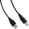Кабель USB 2.0 AM/BM, 3м, чер (OAVDC002)