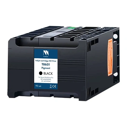 Картридж струйный NV Print T8651 Black для Epson WF Pro [NV-C13T865140