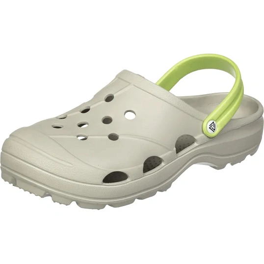 Сабо мужские EVART Ола дымчато-серый/салатовый р.44