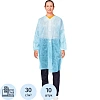 Халат на липучках (30 гр) XXL голубой (10 шт/упак)