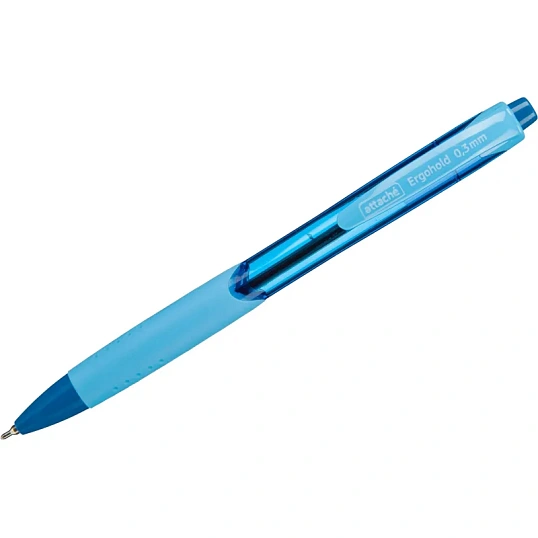 Ручка шариковая автомат. Attache Ergohold,с манж,0,3мм,синяя