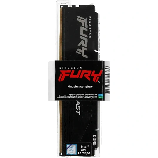 Модуль памяти Kingston FURY Black DDR5 DIMM 8GB 5200Мгц XMP(KF552C40BB-8)